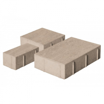 Тротуарная плитка Нобетек Новый город (1НГ4ф) Песочная