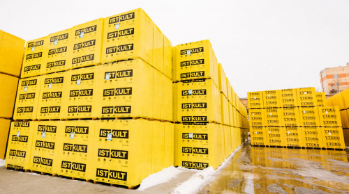 Газобетонные блоки Istkult D500 625х250х150 перегородочные